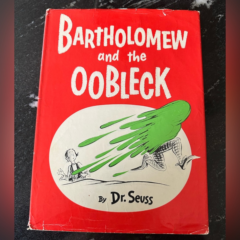 1949 First Edition DrSeuss “Bartholomew and the Oobleck”book. Collectors dream!